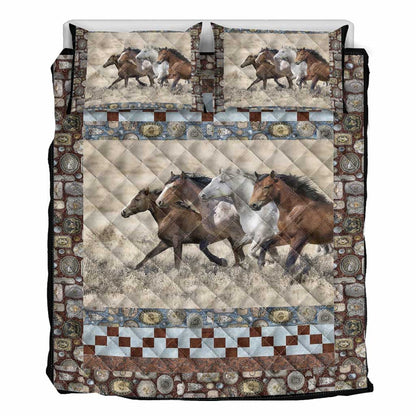 Horse Antique Button - Horse Quilt Set 0921