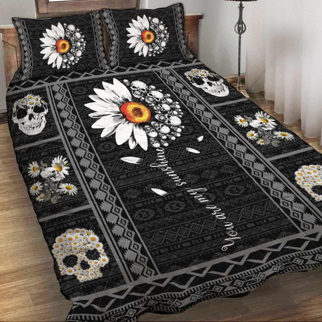 Skull Daisy - Skull Quilt Set 0921