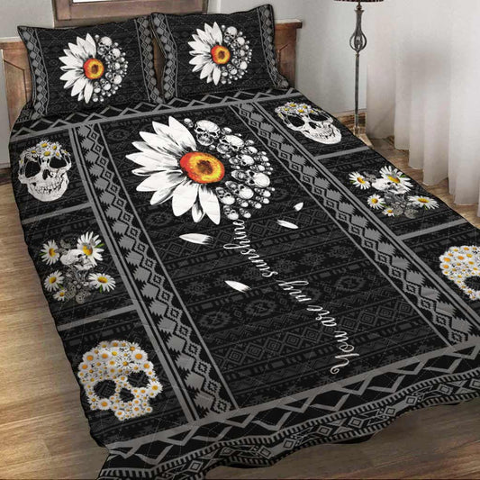 Skull Daisy - Skull Quilt Set 0921