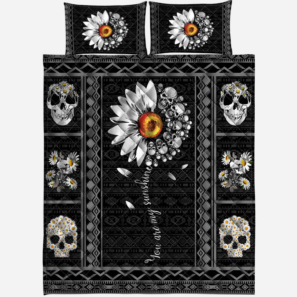 Skull Daisy - Skull Quilt Set 0921