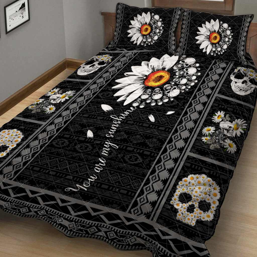 Skull Daisy - Skull Quilt Set 0921