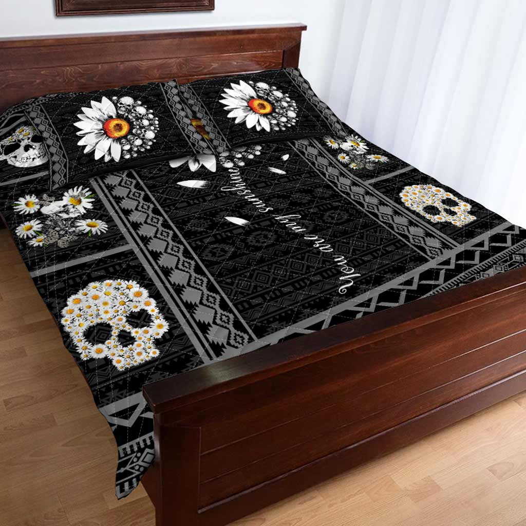 Skull Daisy - Skull Quilt Set 0921