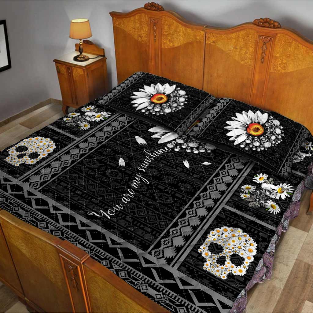 Skull Daisy - Skull Quilt Set 0921
