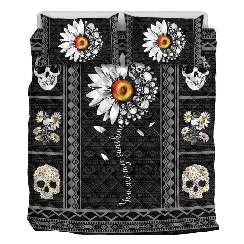 Skull Daisy - Skull Quilt Set 0921