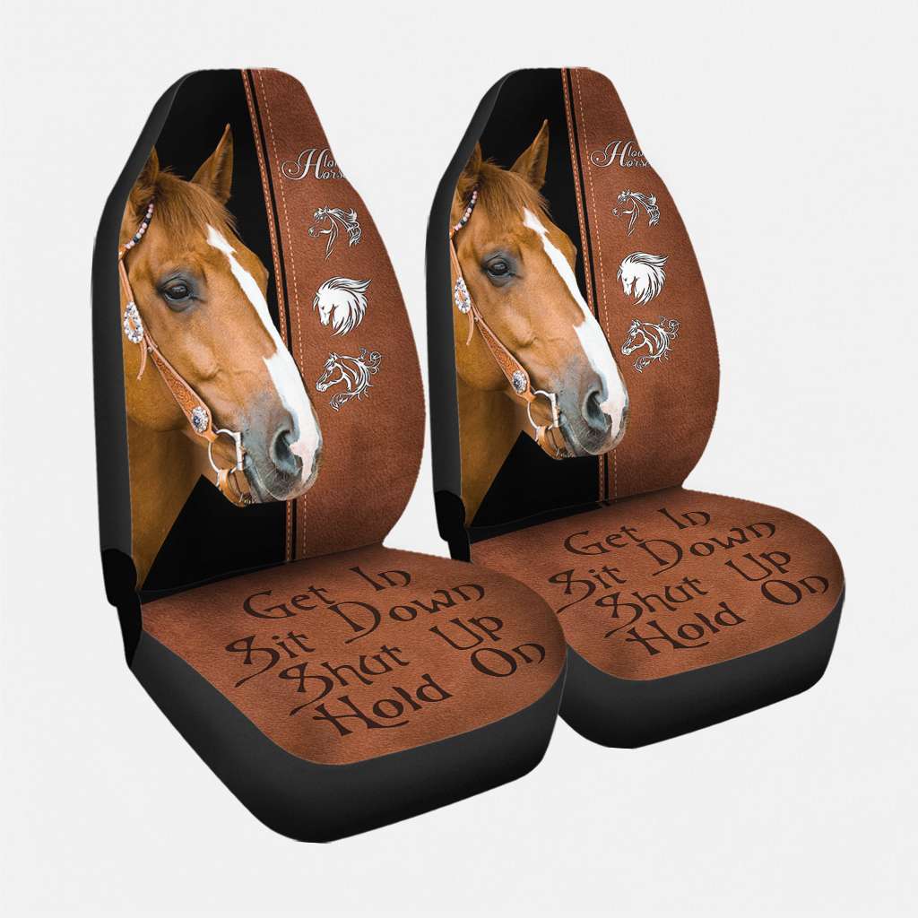 Brown Horse - Horse Riding Lover - Horse Owner Seat Covers 0921