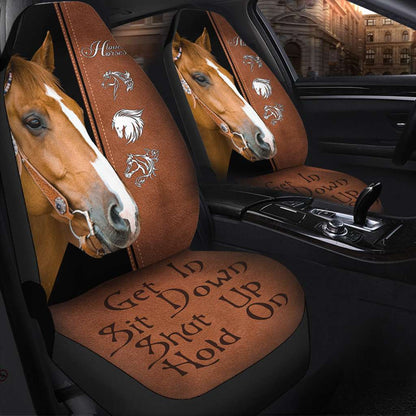 Brown Horse - Horse Riding Lover - Horse Owner Seat Covers 0921