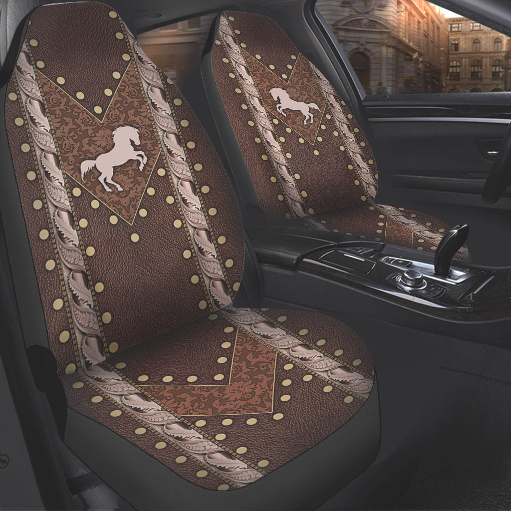 Horse Leather Background - Horse Seat Covers 0921