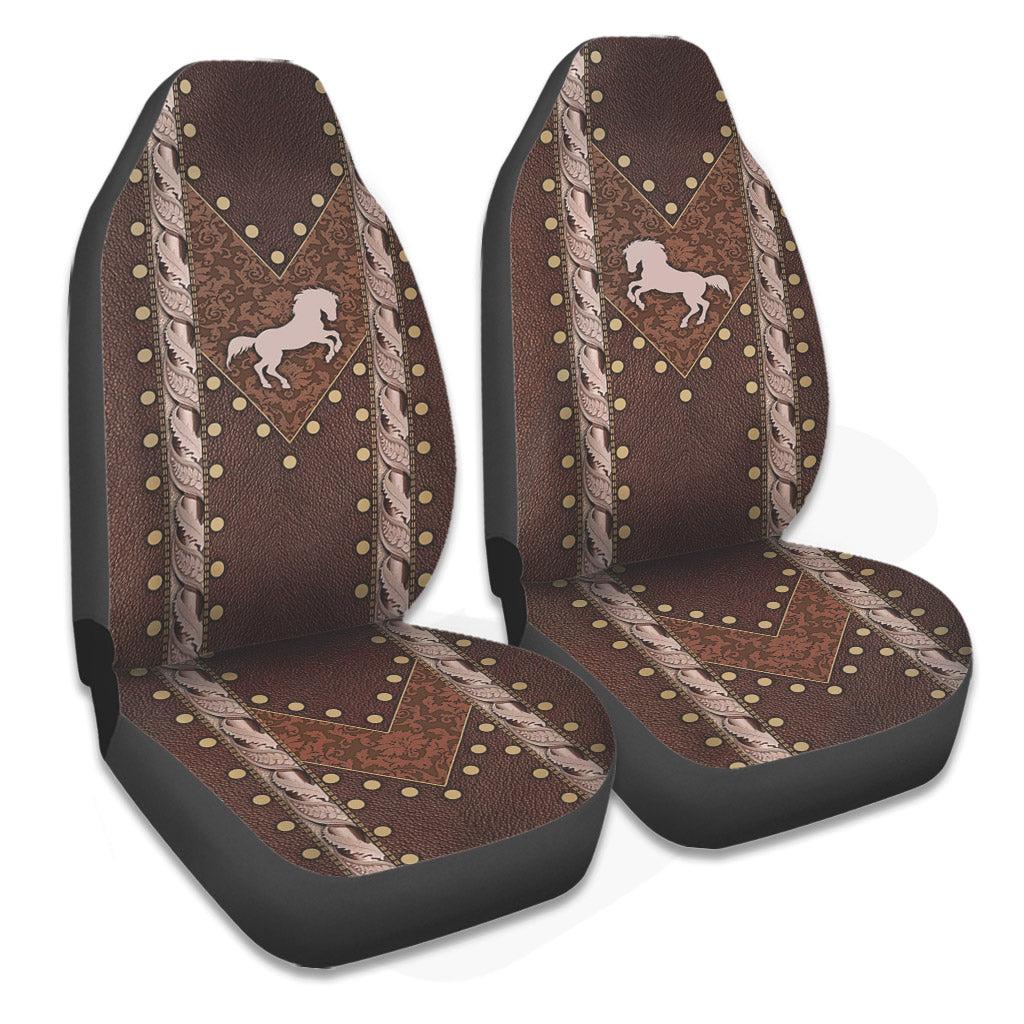 Horse Leather Background - Horse Seat Covers 0921