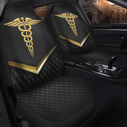 Nurse Black Gold - Nurse Seat Covers 0921