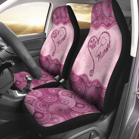 Nurse Vintage Mandala - Nurse Seat Covers 0921