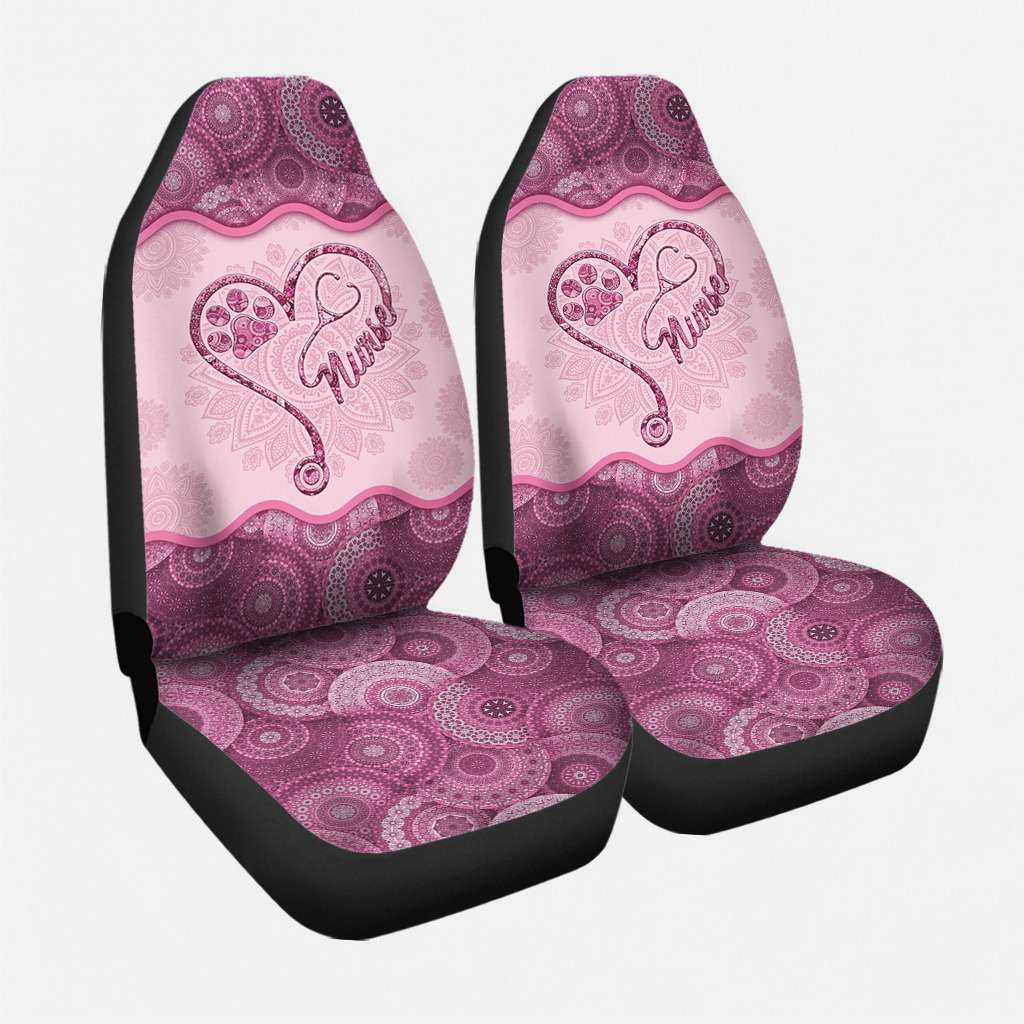 Nurse Vintage Mandala - Nurse Seat Covers 0921