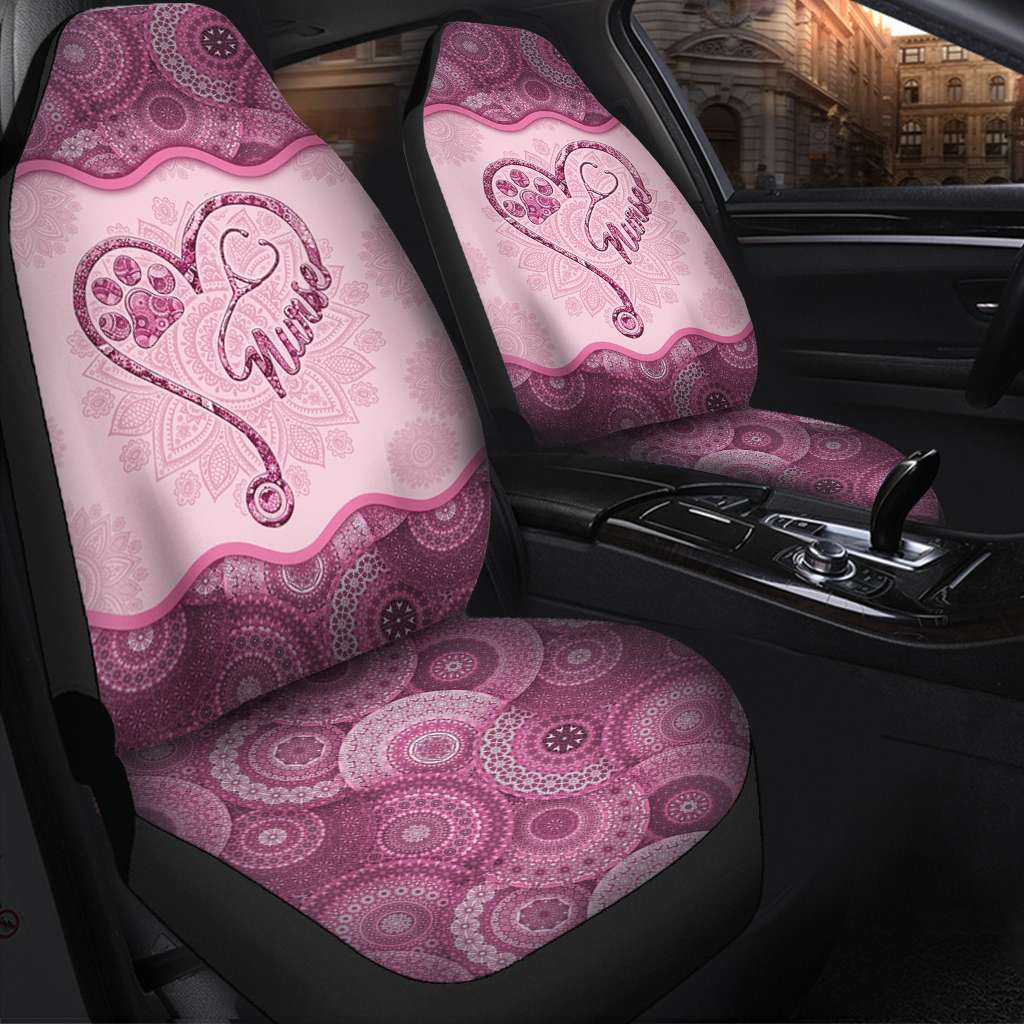 Nurse Vintage Mandala - Nurse Seat Covers 0921