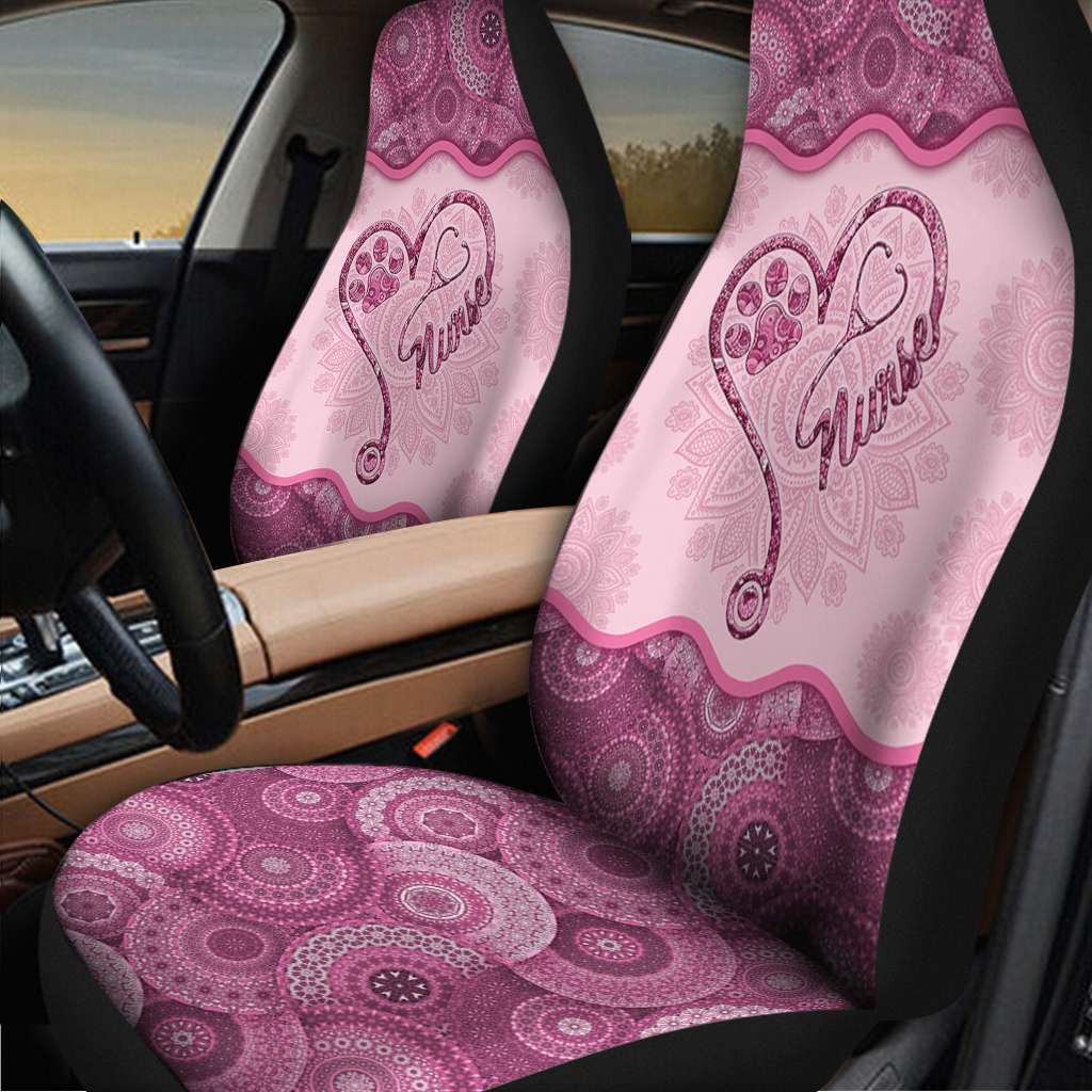 Nurse Vintage Mandala - Nurse Seat Covers 0921