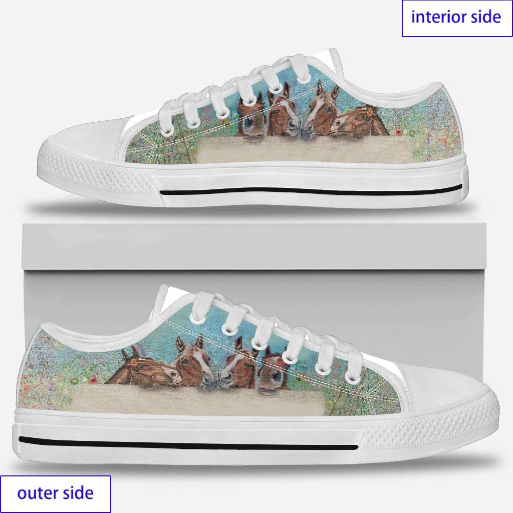 Funny Horse Lover Low Top Shoes 0921