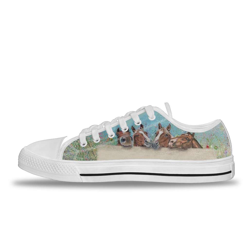 Funny Horse Lover Low Top Shoes 0921