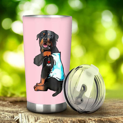 Rottweiler Dog Steel - Dog Mom Gifts  - Mother Tumbler 0921