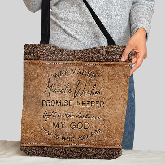 Faith Way Maker - Christian Tote Bag 0921