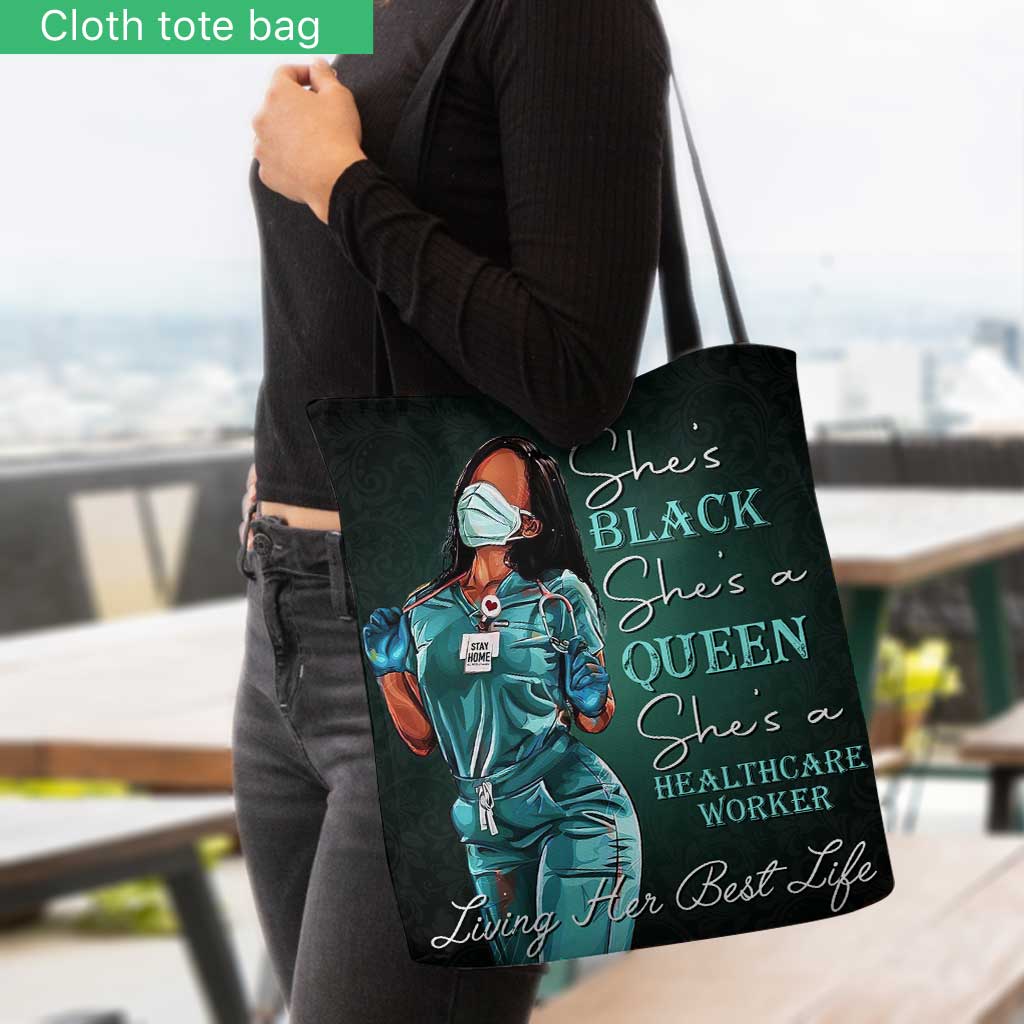 Nurse Black Woman - Nurse Tote Bag 0921