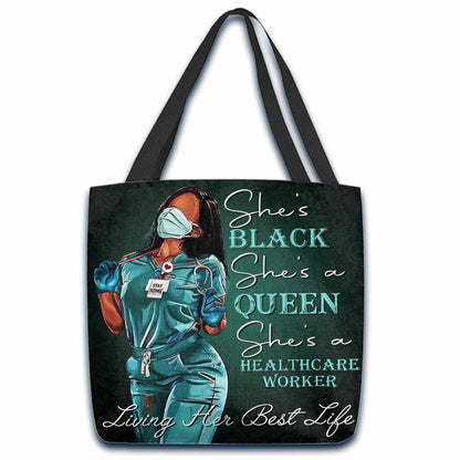 Nurse Black Woman - Nurse Tote Bag 0921