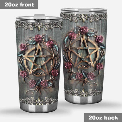 Mystical Witch 3D Pattern Printed Tumbler 1