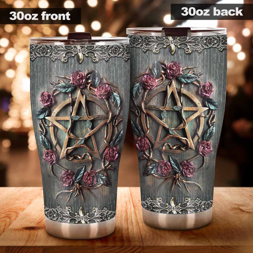 Mystical Witch 3D Pattern Printed Tumbler 1