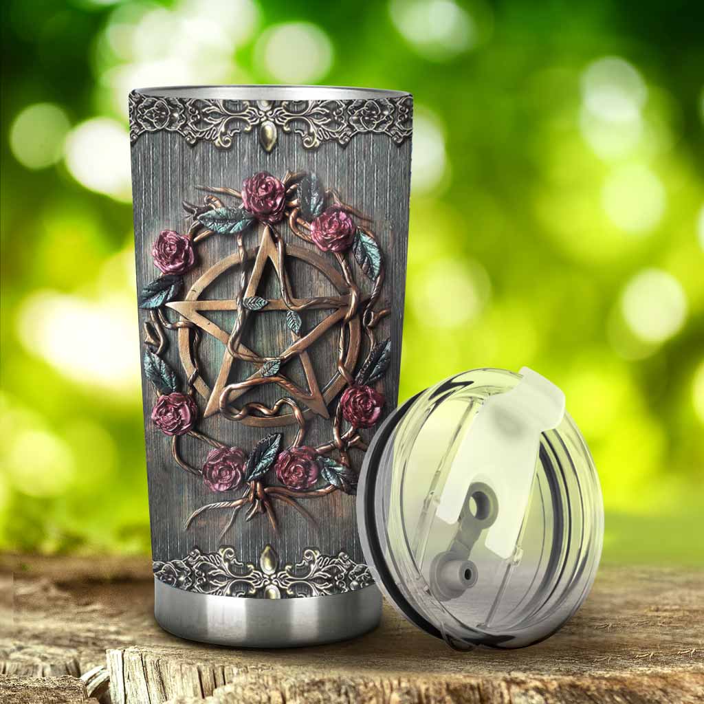 Mystical Witch 3D Pattern Printed Tumbler 1