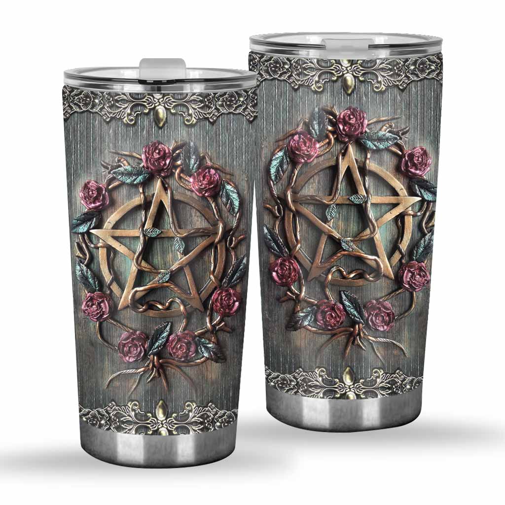 Mystical Witch 3D Pattern Printed Tumbler 1