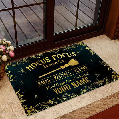 Witch Hocus Pocus Personalized Doormat