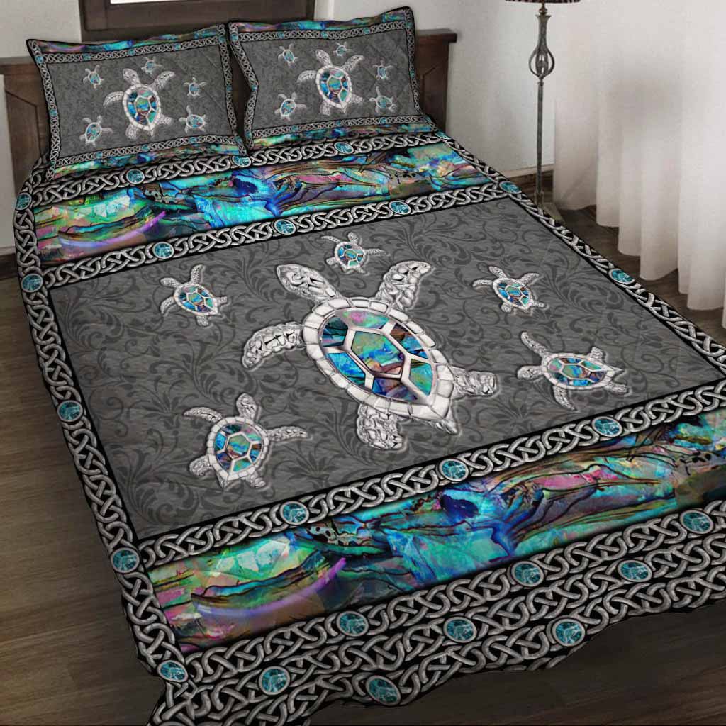 Love Turtles Blue Ocean - Quilt Set