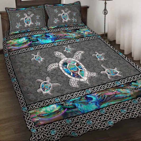 Love Turtles Blue Ocean - Quilt Set