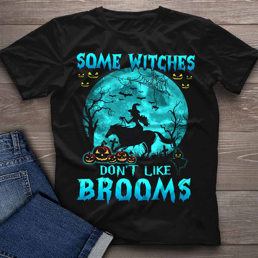 Some Witches Don't Like Brooms - Halloween Horse T-shirt and Hoodie 102021