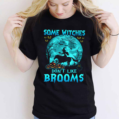 Some Witches Don't Like Brooms - Halloween Horse T-shirt and Hoodie 102021