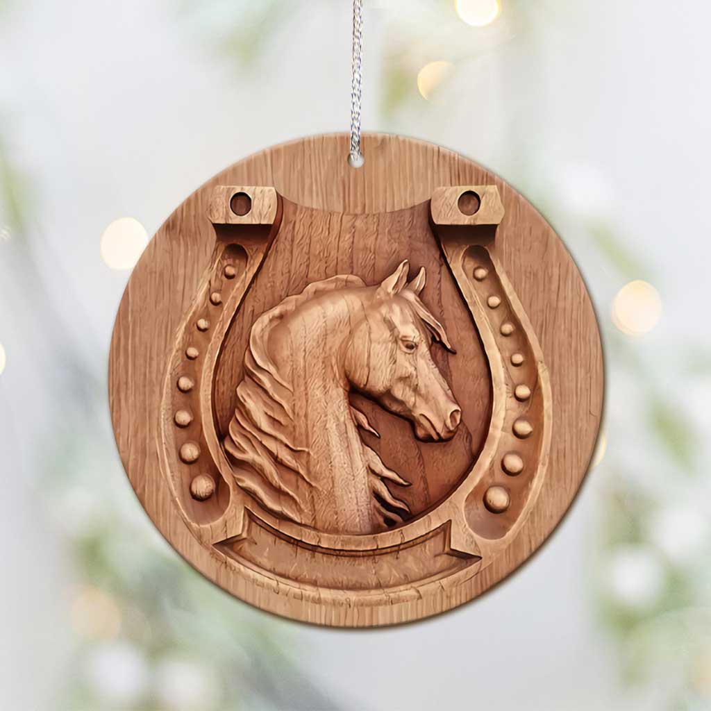 Just A Girl Who Loves Horses - Horse Ornament (Printed On Both Sides) 1022