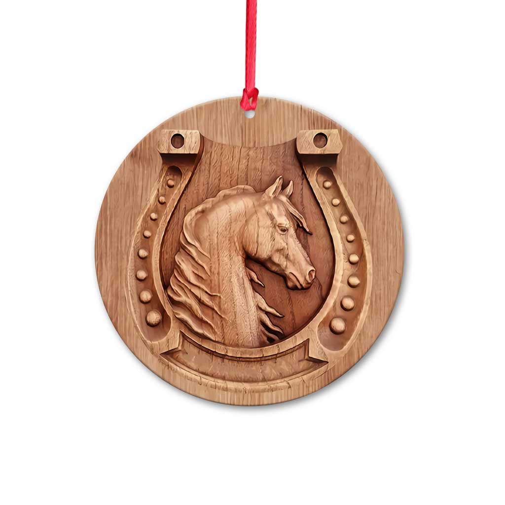 Just A Girl Who Loves Horses - Horse Ornament (Printed On Both Sides) 1022