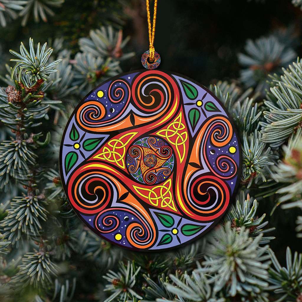 Infinity Celtic Knot Wicca - Witch Ornament (Printed On Both Sides) 1022