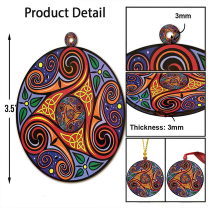 Infinity Celtic Knot Wicca - Witch Ornament (Printed On Both Sides) 1022