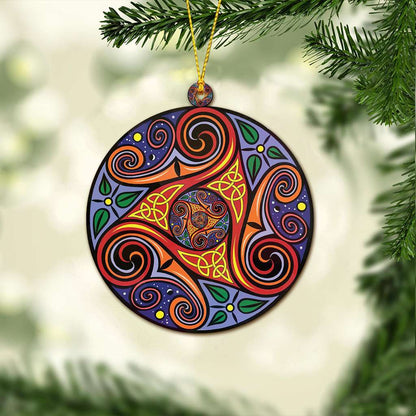 Infinity Celtic Knot Wicca - Witch Ornament (Printed On Both Sides) 1022