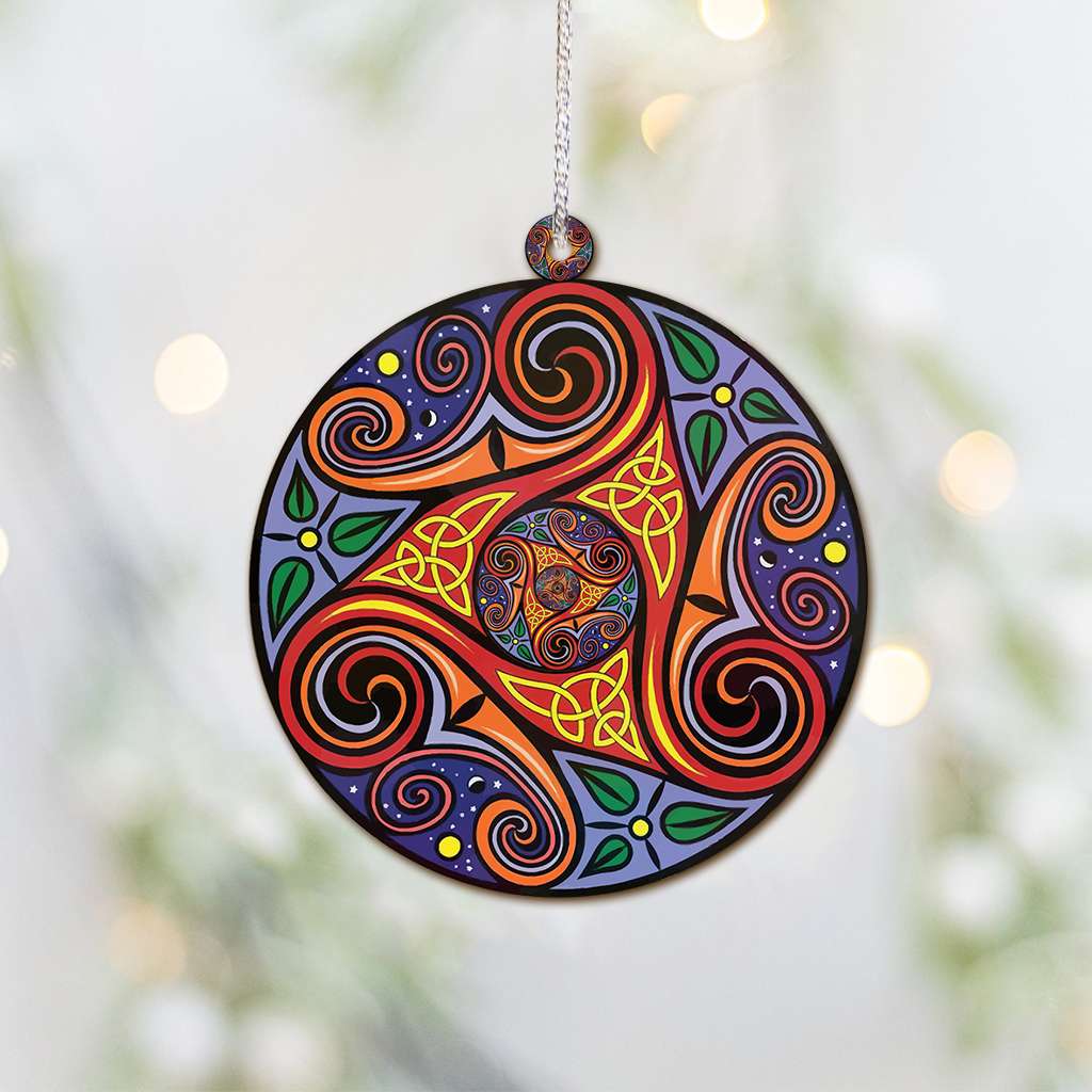 Infinity Celtic Knot Wicca - Witch Ornament (Printed On Both Sides) 1022