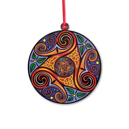 Infinity Celtic Knot Wicca - Witch Ornament (Printed On Both Sides) 1022