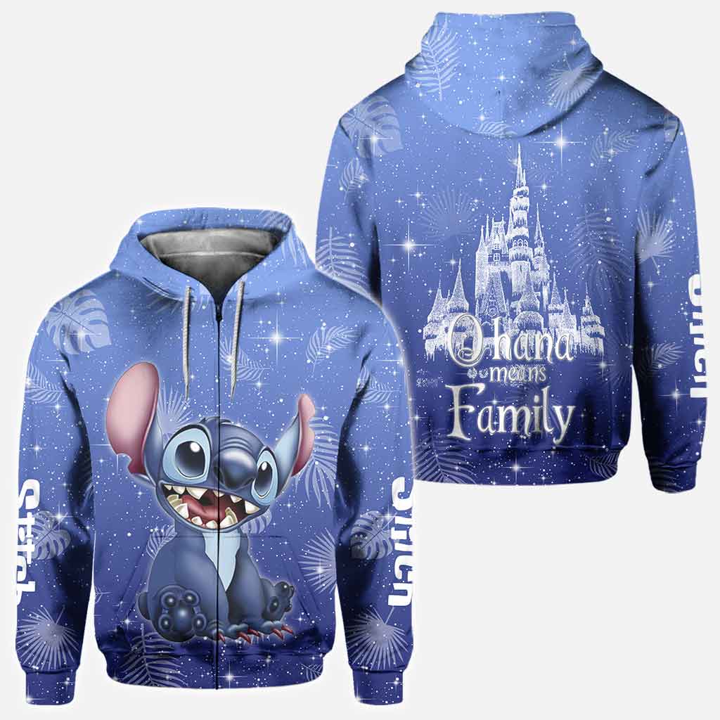 Ohana Means Family - All Over T-shirt and Hoodie 1120