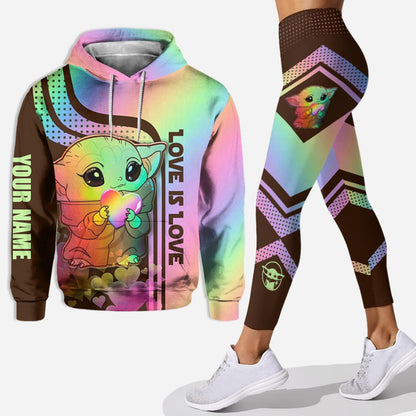 Love Is Love - Personalized LGBT Support Hoodie and Leggings