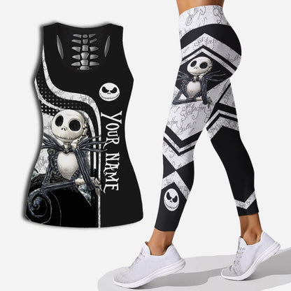 Nightmare - Personalized Hollow Tank Top And Leggings