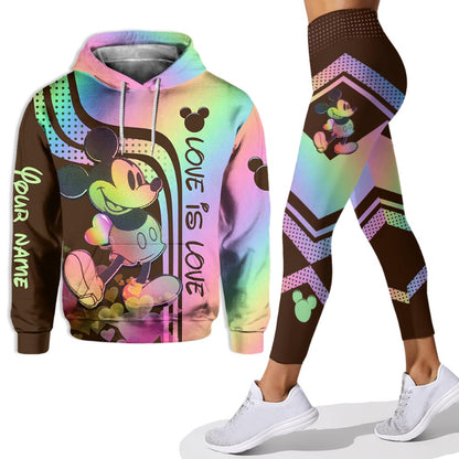 Love Is Love - Personalized LGBT Support Hoodie And Leggings