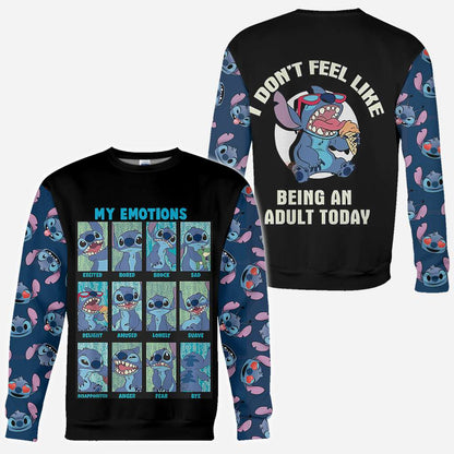 I Dont Feel Like Being Adult Today Ohana All Over Shirts 1122