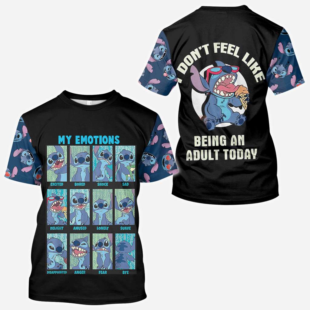 I Dont Feel Like Being Adult Today Ohana All Over Shirts 1122