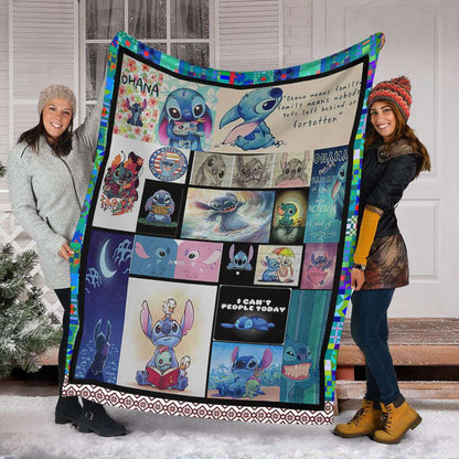 Ohana Means Family Ohana Blanket 1122