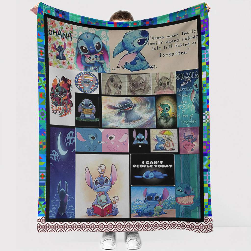 Ohana Means Family Ohana Blanket 1122