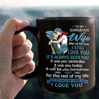 To My Gorgeus Wife - Seven Balls Mug 1122