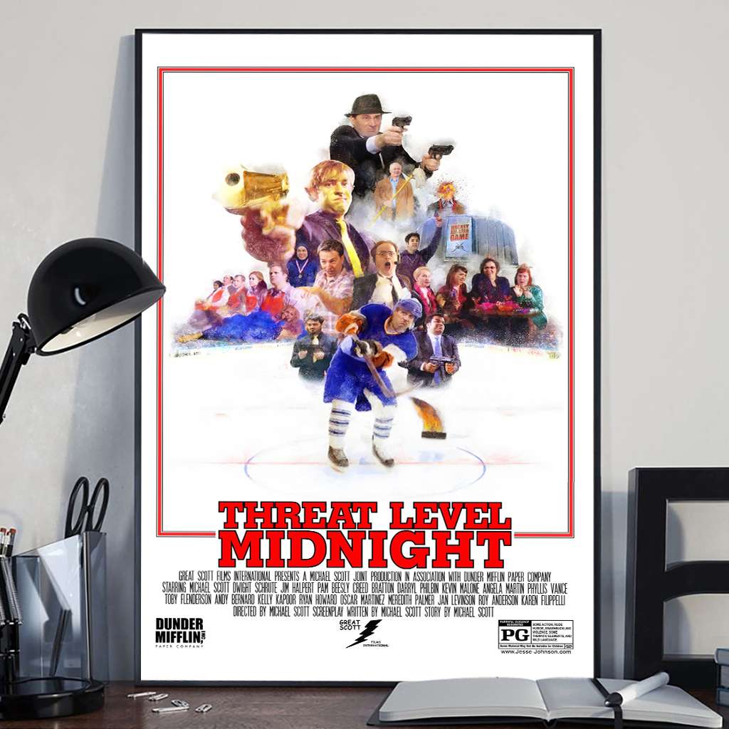 Threat Level Midnight - Canvas And Poster 1122