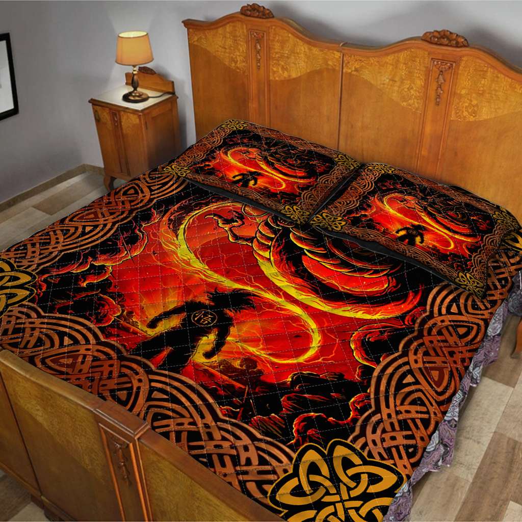 The Dragon - Seven Balls Quilt Set 1122